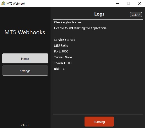 MT5 Webhook API
